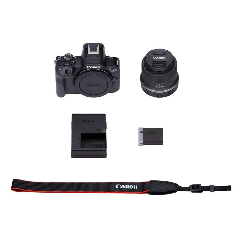 Canon EOS R50 (Black) + Canon RF-S 18-45mm f/4.5-6.3 IS STM